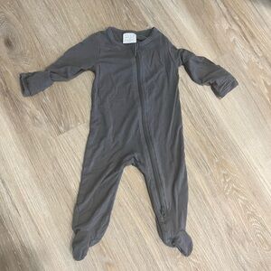 Mebie Baby Bamboo Zipper Pajamas Size 3-6 months